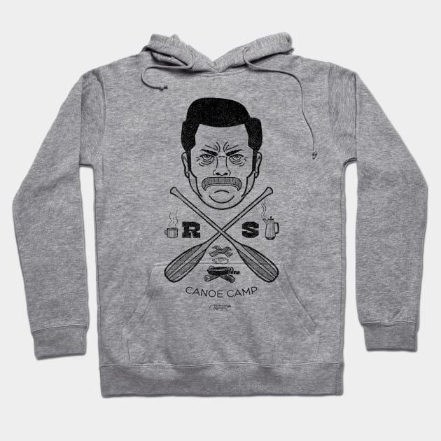 Ron Swanson Canoe Camp Hoodie by GiMETZCO!